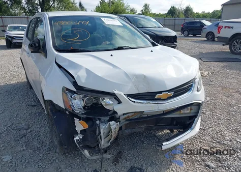 2017 Chevrolet Sonic Lt Auto from USA, damaged, VIN 1G1JG6SH9H4170957